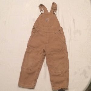Carhartt canvas bib overalls